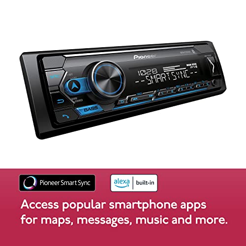 Pioneer MVH-S322BT Bluetooth Car Stereo with USB/AUX Inputs, Smartphone Connectivity, Pioneer Smart Snyc, and Hands-Free Calling for Enhanced In-Car Audio Experience Pioneer MVH-S322BT Bluetooth Car Stereo with USB/AUX Inputs, Smartphone Connectivity, Pioneer Smart Snyc, and Hands-Free Calling for Enhanced In-Car Audio Experience